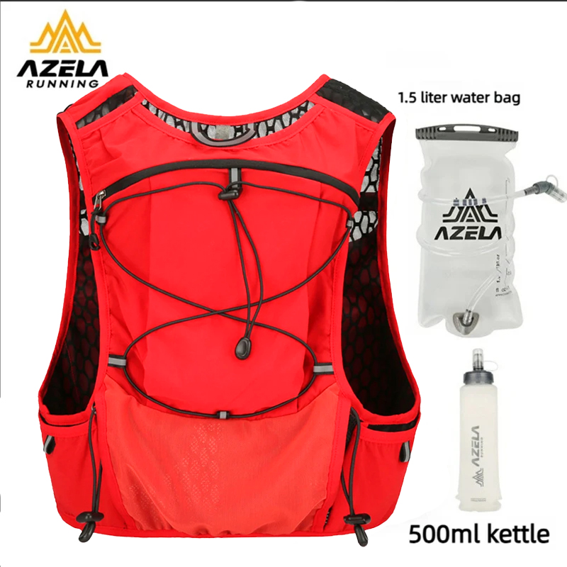 Reflective Jacket Running - Lightweight Hydration Vest Backpack Breathable Trail