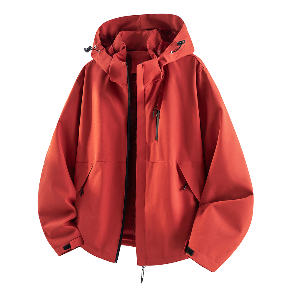 Reflective Jacket Running - Men's Waterproof Hiking Jacket Large Size