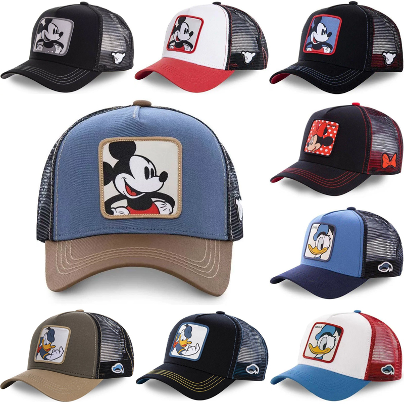 Kawaii Mickey Trucker Cap Mesh - Street Fashion Hats 评论和价格