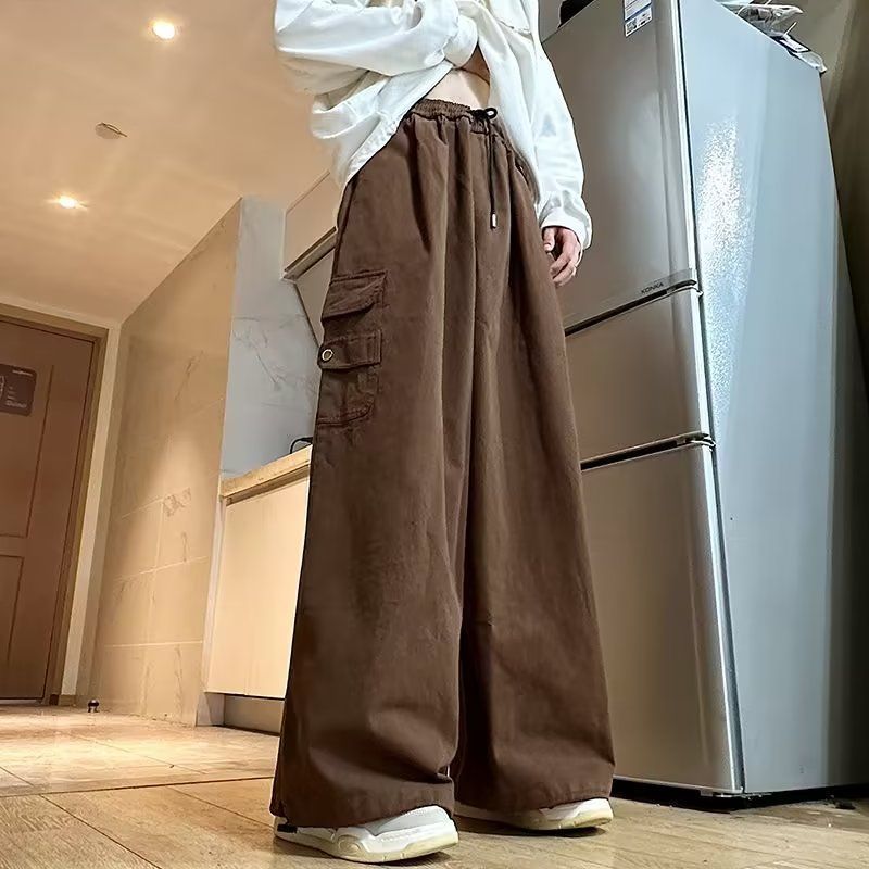 New Spring Summer Men's Retro  - Cargo Pant Wide 评论和价格