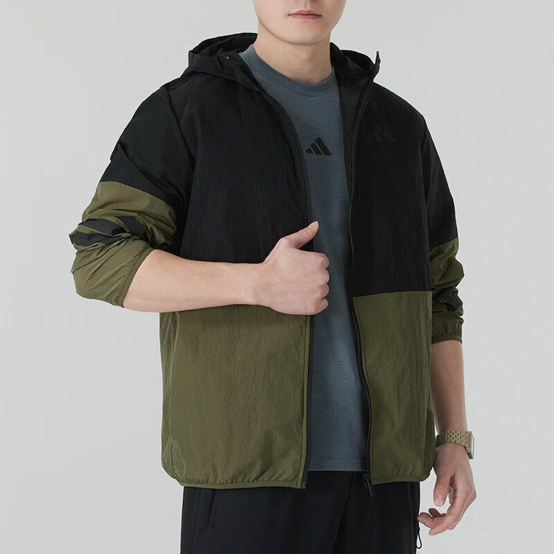 adidas Washed Hood Wind Jacket - Street Fashion Adidas 评论和价格