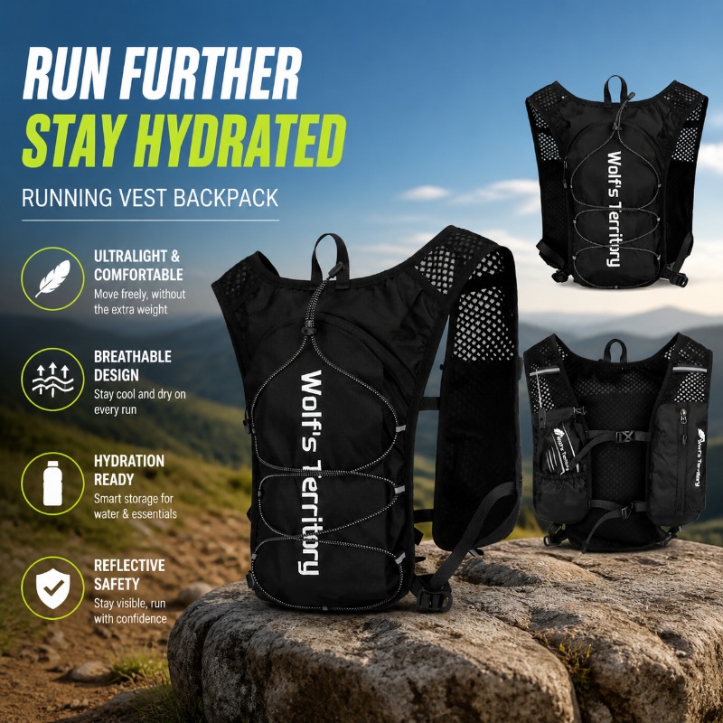 Running Vest Backpack Marathon - Reflective Jacket Running 评论和价格