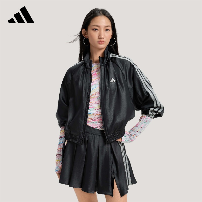 Adidas Woven Asymmetric Zip Ja - Street Fashion Adidas 评论和价格