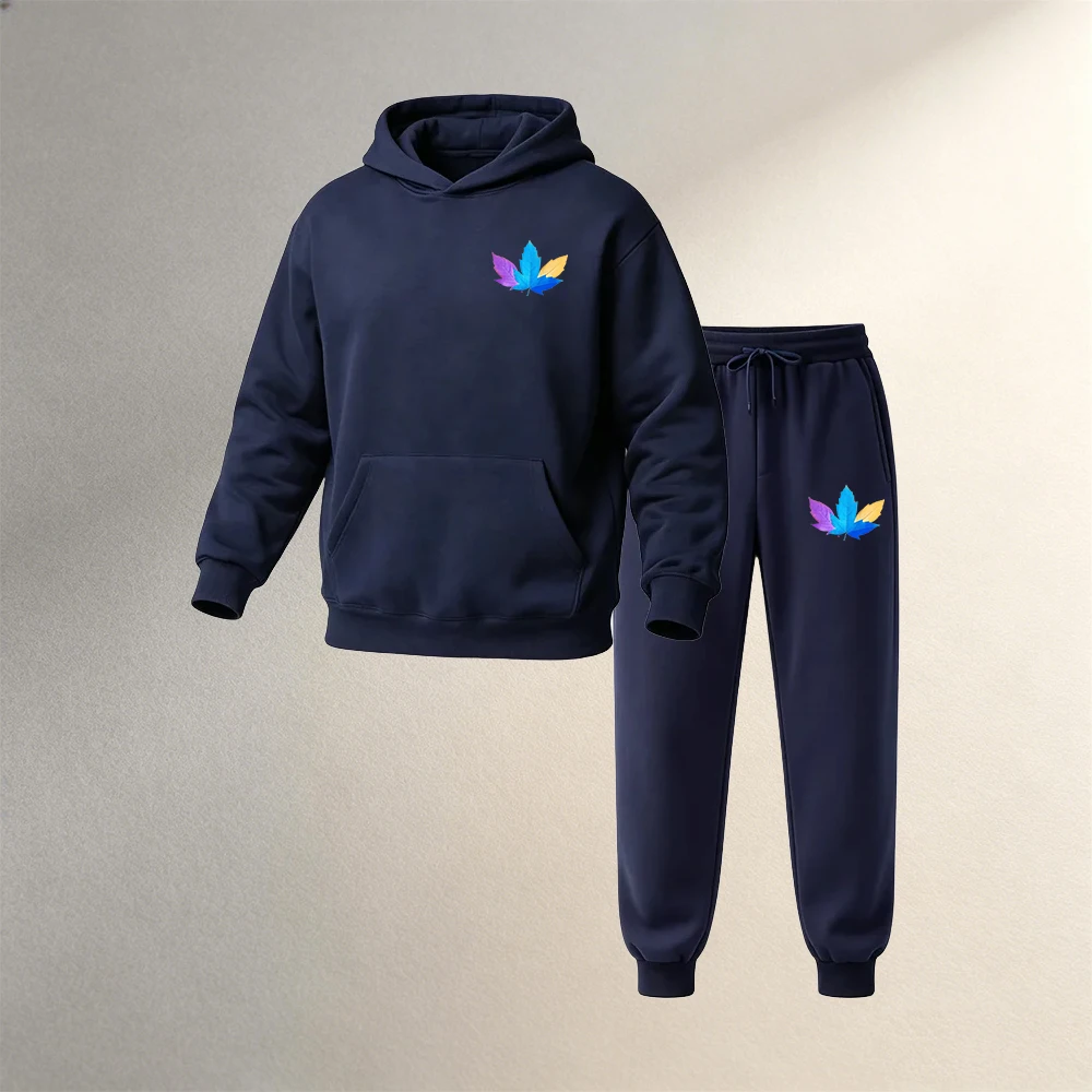 Men Clothing Sets Pullover 2Pc - Street Fashion Winter 评论和价格