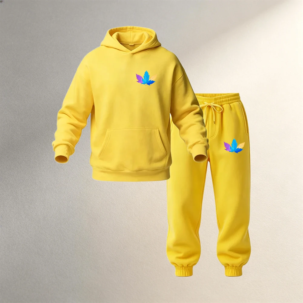 Men Clothing Sets Pullover 2Pc - Street Fashion Winter 评论和价格