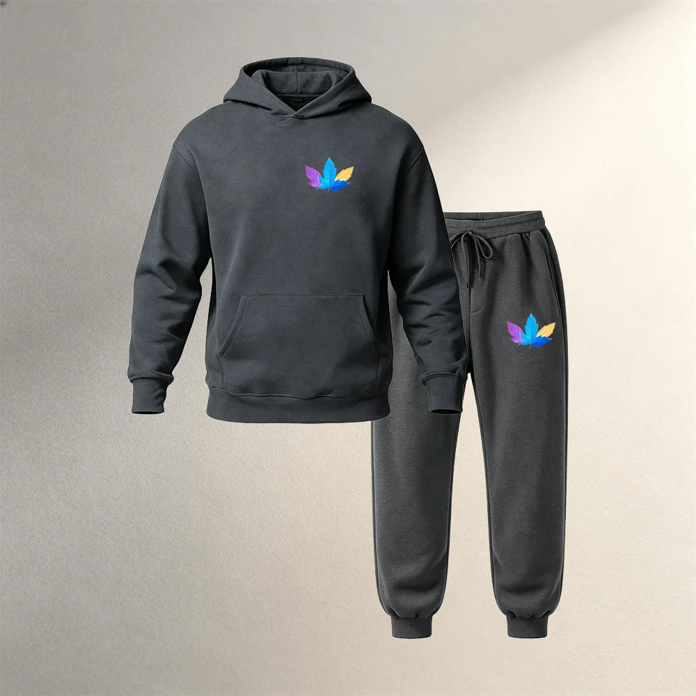 Men Clothing Sets Pullover 2Pc - Street Fashion Winter 评论和价格