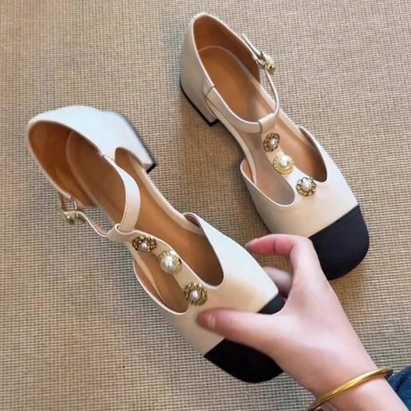 Women Square Toe Heeled Sandal - Street Fashion Designer 评论和价格