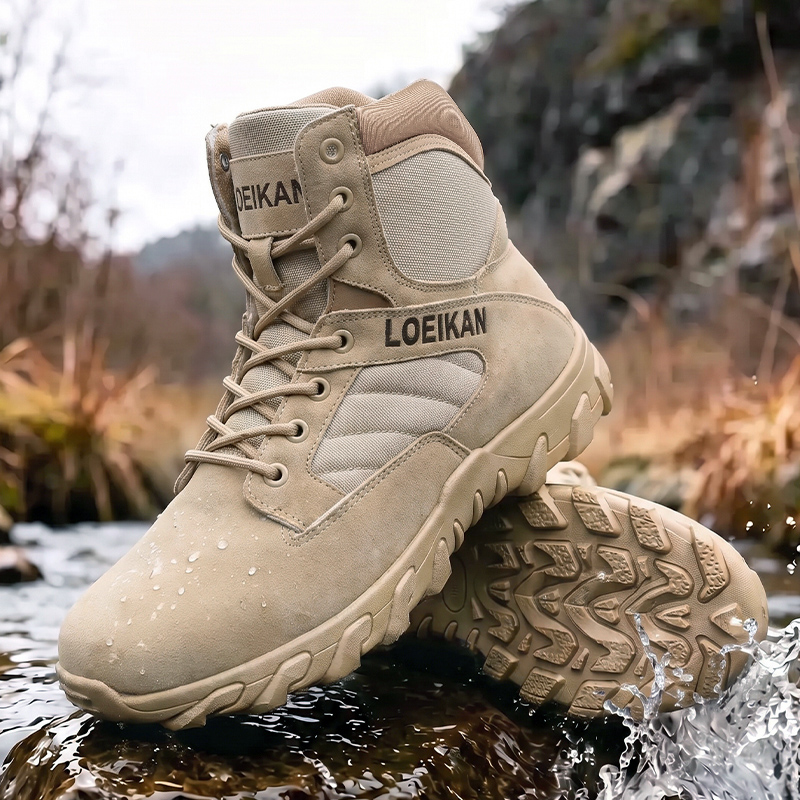 Men's Tactical Combat Boots Su - Mesh Top Layering 评论和价格