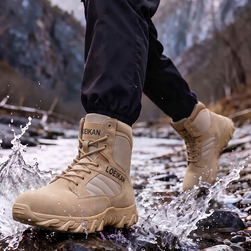 Men's Tactical Combat Boots Su - Mesh Top Layering 评论和价格