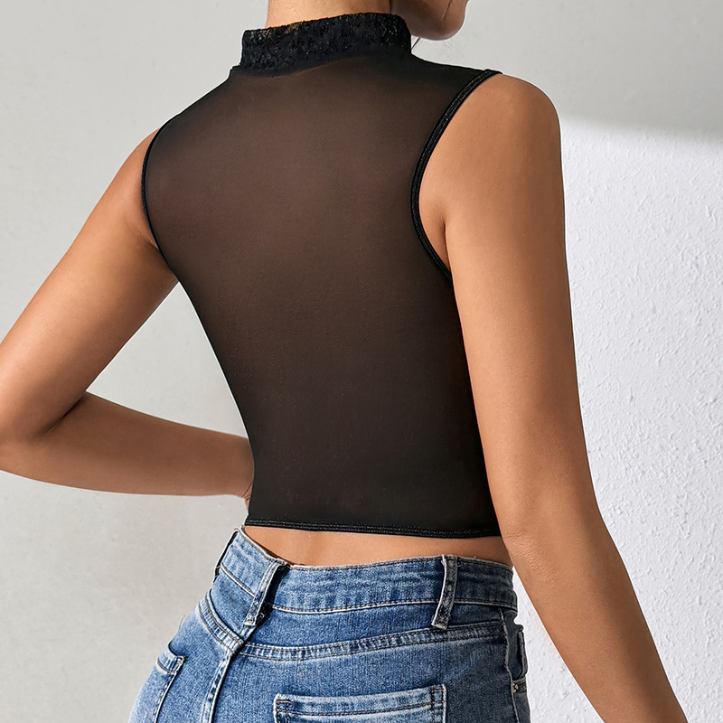 Women Sheer Mesh Boned Corset  - Mesh Top Layering 评论和价格