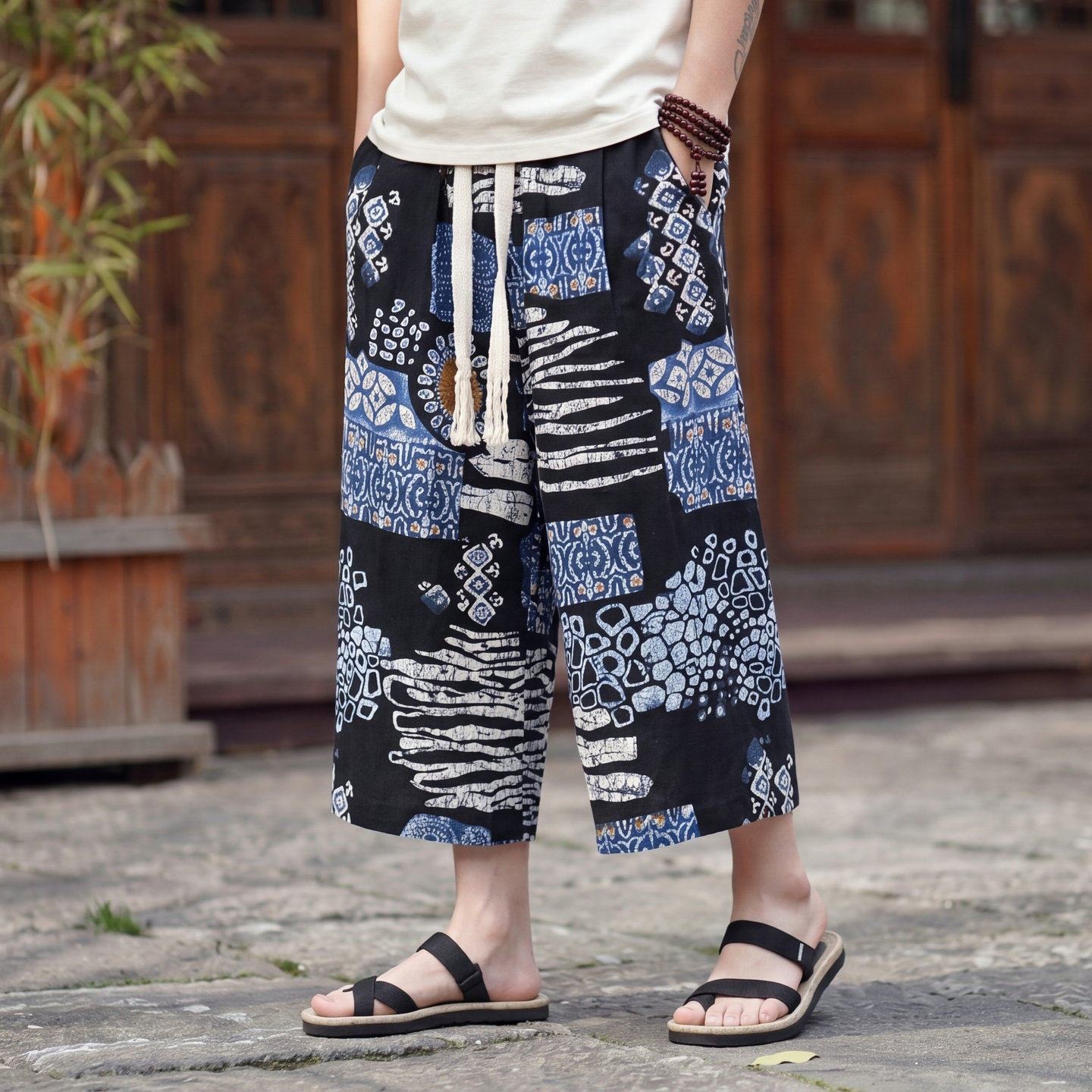 New 2025 Summer Chinese Style  - Cargo Pant Wide 评论和价格